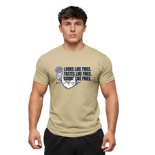 Men's Regular Tee | "The Crinkle Cut Logic"